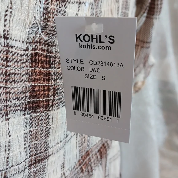 Hint of Mint Short Sleeve Smocked Midi Dress, S, NWT - Picture 5 of 5